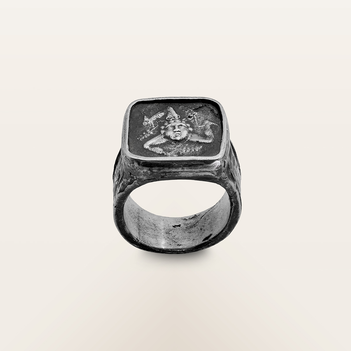 Anello Trinacria Quadro - immagine 4