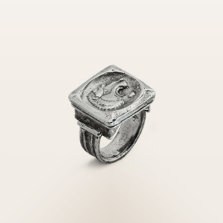 Anello Leone Quadro
