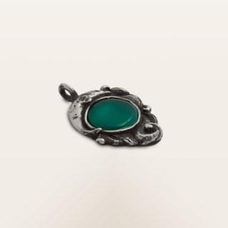 Pendente Peloro Agata Verde